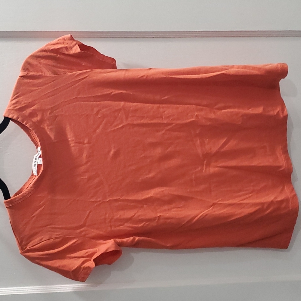 Elizabeth and James Small Orange Organic Cotton Short Sleeve T-Shirt